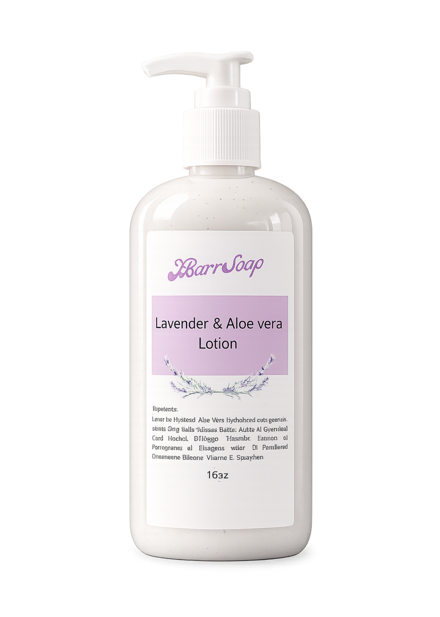 Lavender and Aloe Vera Lotion 16 oz