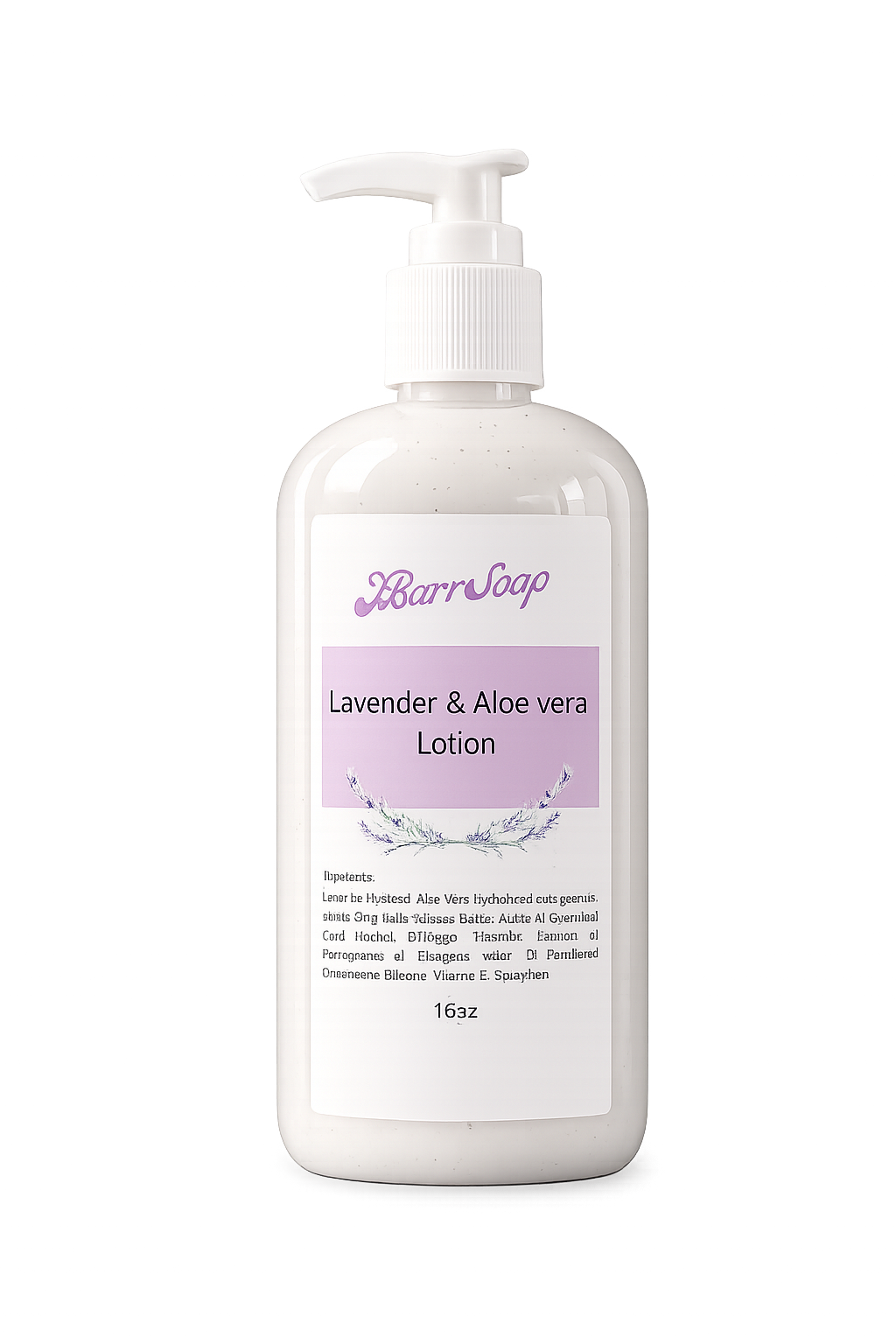 Lavender and Aloe Vera Lotion 16 oz