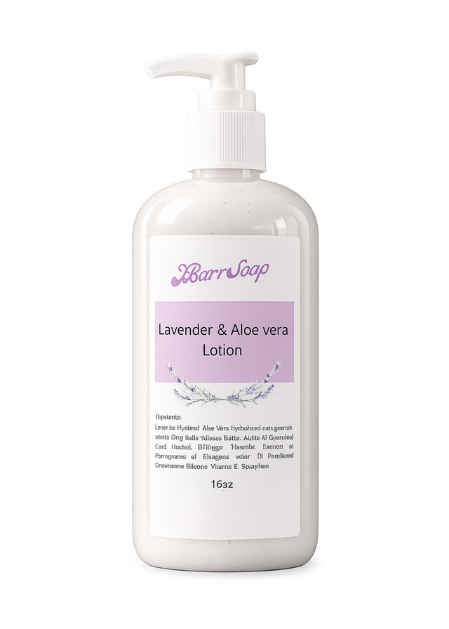 Lavender and Aloe Vera Lotion · 16 oz