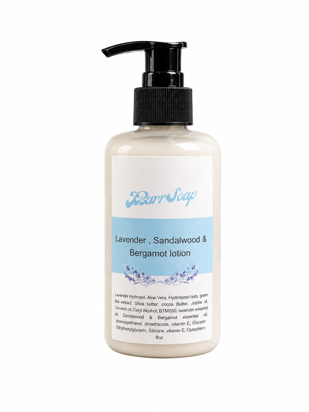 Lavender, Sandalwood and Bergamot Lotion8 oz