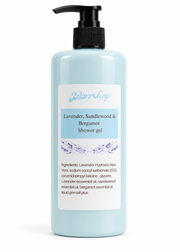 Lavender, Sandalwood and Bergamot Shower Gel 10 oz