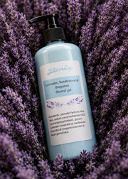 Lavender, Sandalwood and Bergamot Shower Gel 10 oz